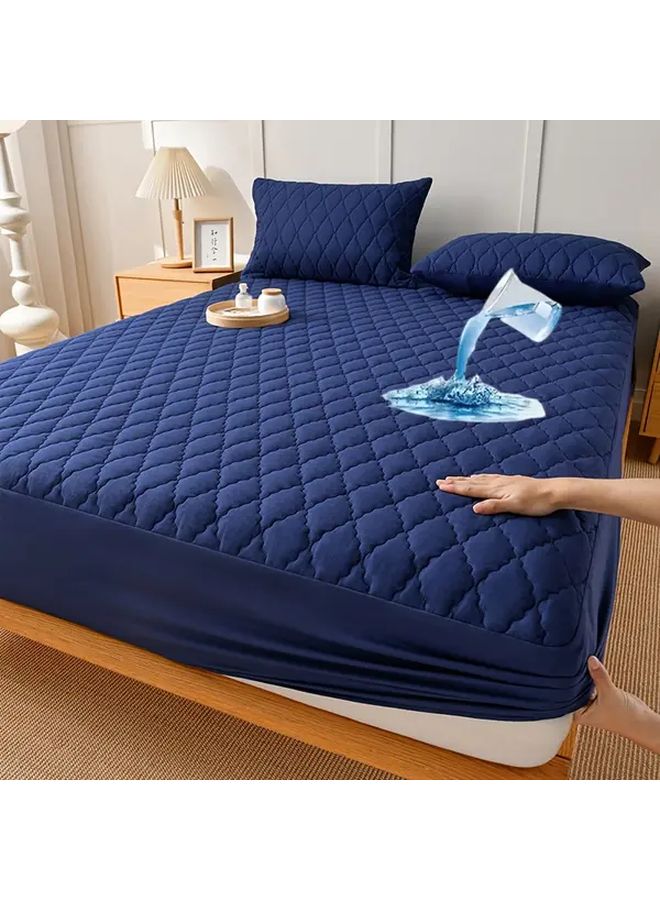 Luxury Soft Waterproof Mattress Protector Khaki 70 87 By 78 74 Inches Fitted Sheet - Image 5